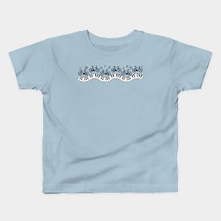 Musical Bicycles Kids T-Shirt